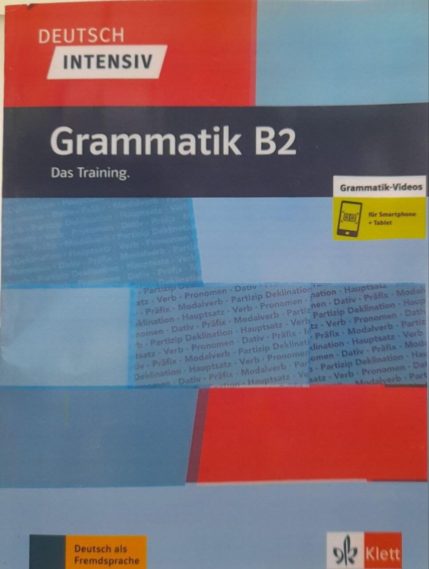 گرامر آلمانی deutsch Intensiv Grammatik B1das training